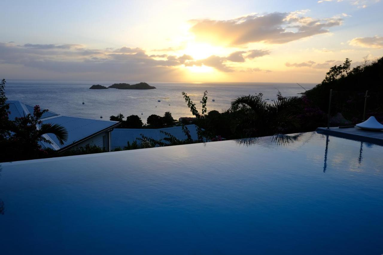 Sunset Palm - Villa Creole Avec Piscine Face Au Coucher De Soleil Et A La Reserve Cousteau Буйант Экстерьер фото