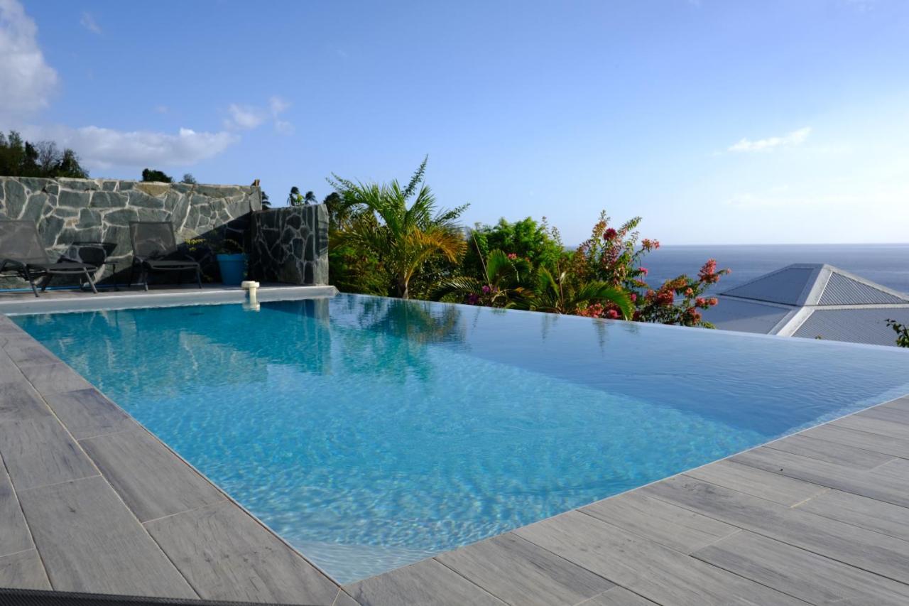 Sunset Palm - Villa Creole Avec Piscine Face Au Coucher De Soleil Et A La Reserve Cousteau Буйант Экстерьер фото