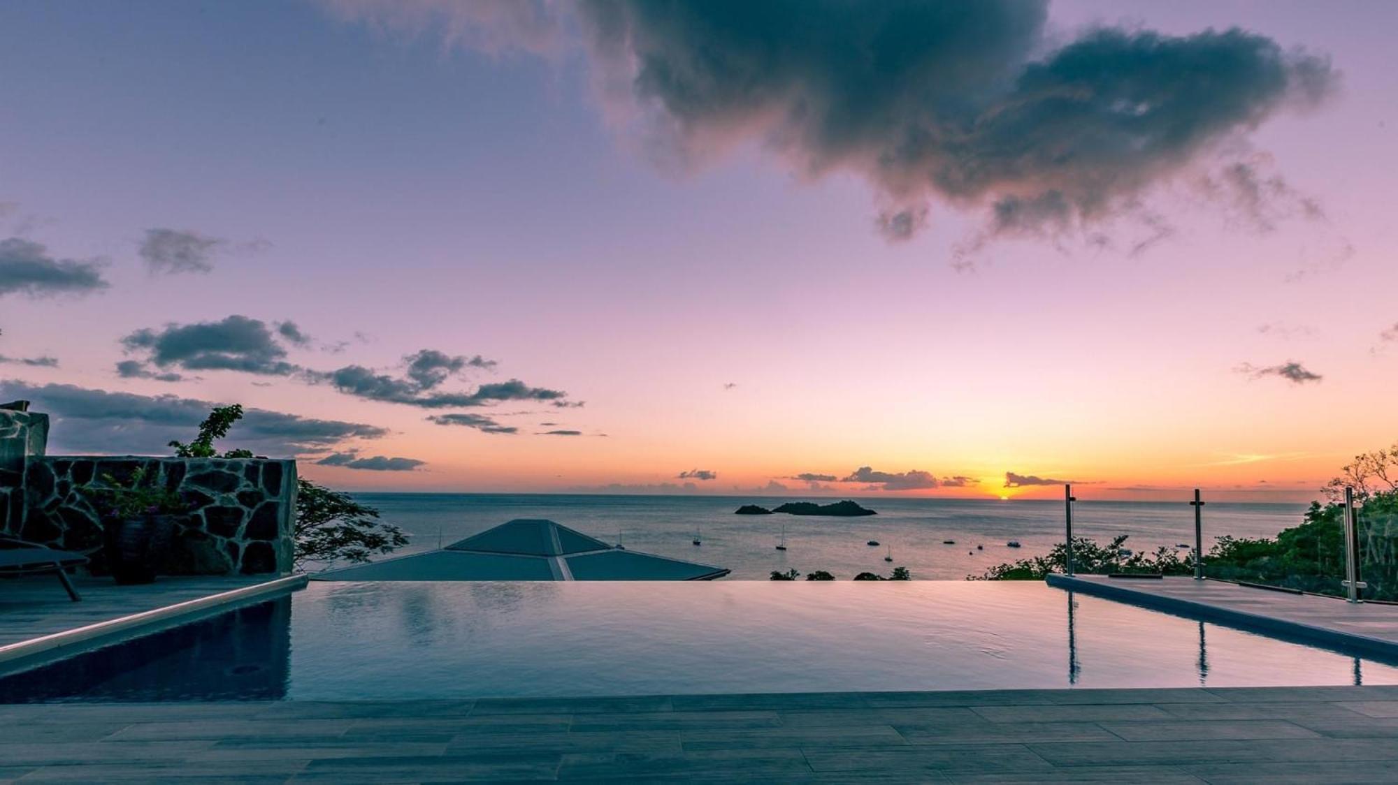 Sunset Palm - Villa Creole Avec Piscine Face Au Coucher De Soleil Et A La Reserve Cousteau Буйант Экстерьер фото