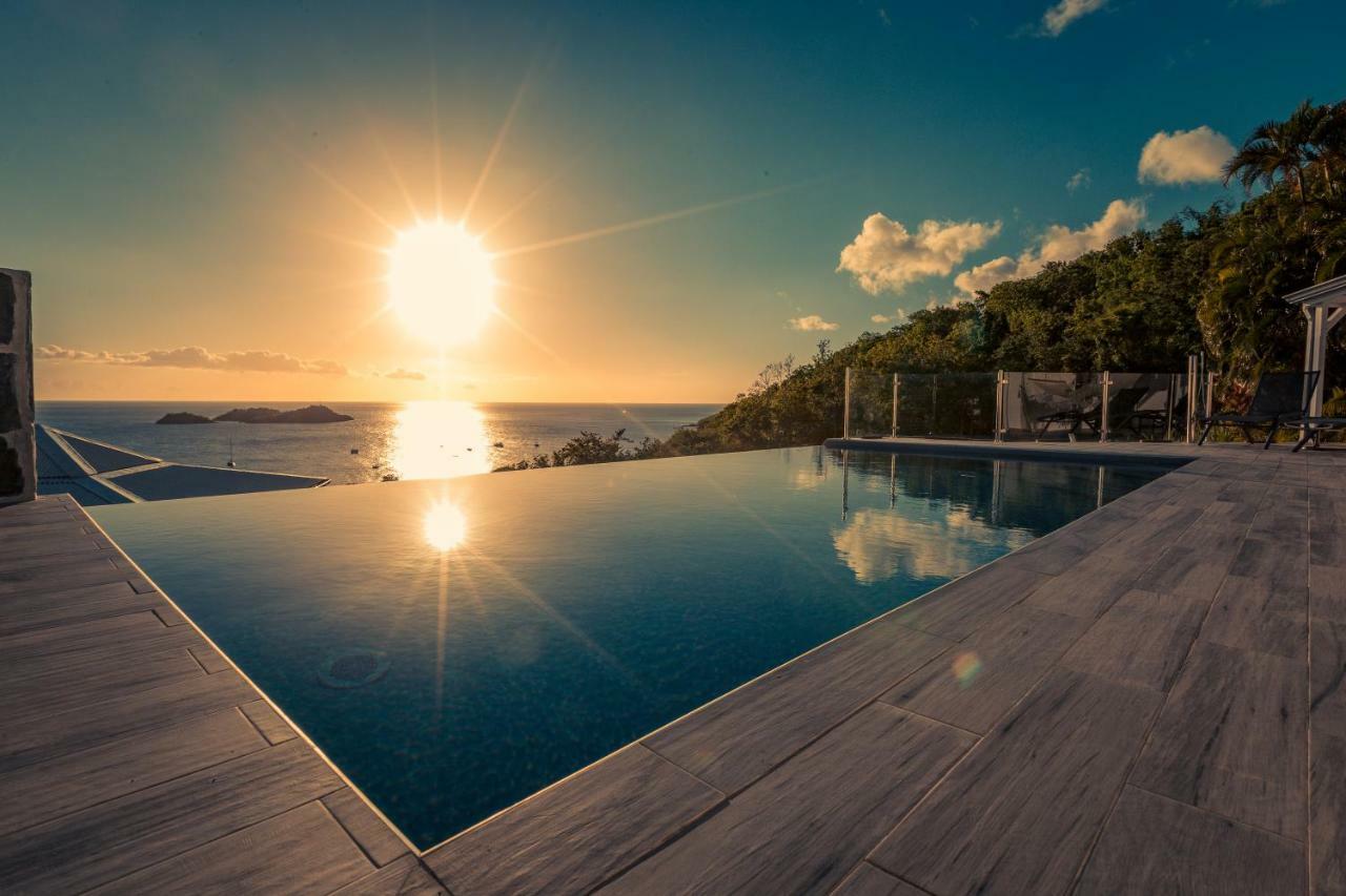 Sunset Palm - Villa Creole Avec Piscine Face Au Coucher De Soleil Et A La Reserve Cousteau Буйант Экстерьер фото