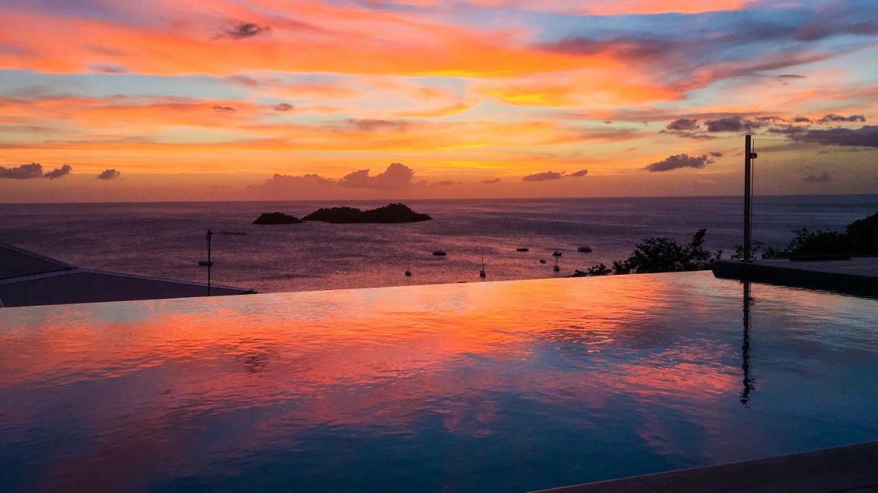 Sunset Palm - Villa Creole Avec Piscine Face Au Coucher De Soleil Et A La Reserve Cousteau Буйант Экстерьер фото